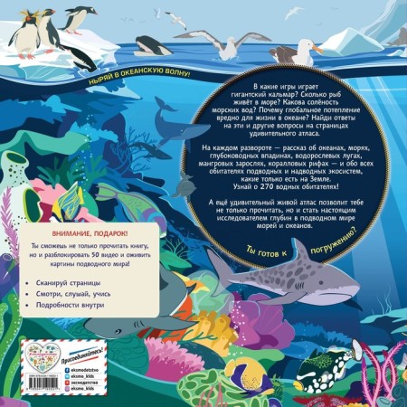 An amazing atlas of marine inhabitants. A virtual reality. Collins D.-1