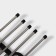 Hanger - an organizer for trousers sliding shares, 30 × 18 × 12.5 cm, 5 spokes, black color