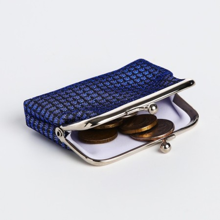 Women's wallet on the farmar, blue color-2