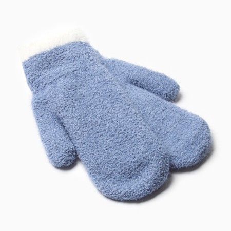 Women's mittens at the lawsuit Minaku Raw 22 cm blue