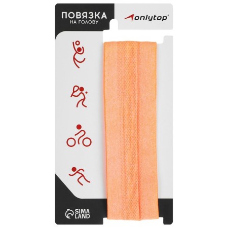 ONLYTOP head bandage, orange color-1