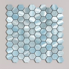 Self -adhesive panel 30*30cm mosaic honeycomb, turquoise