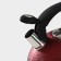 A kettle with a stainless steel whistle Snow, 3 l, induction, red color