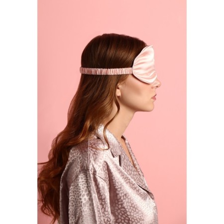 Silk sleep mask, 20 × 10.5 cm, elastic band is single, pink color-9