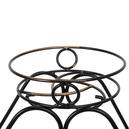 Flower stand "Fialka-4", d = 16 cm, black color-3