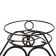Flower stand "Fialka-4", d = 16 cm, black color