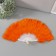 Fan plastic, feather "orange" h = 26 cm 25 blades 3x50x26 cm