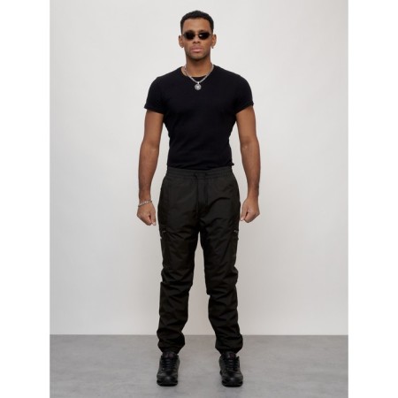 Sports male winter, size 52, dark gray color