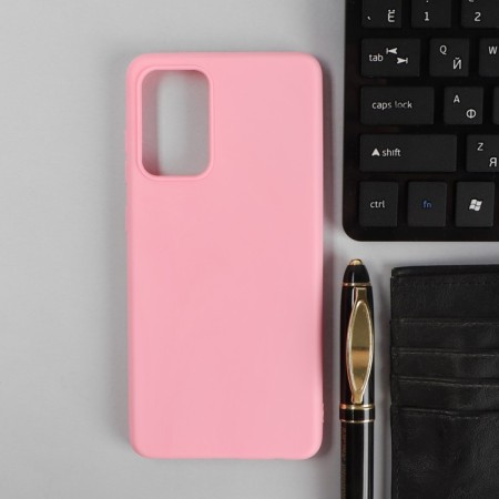 Pero cover for Samsung A72, silicone, pink