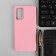 Pero cover for Samsung A72, silicone, pink
