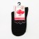 Women's socks "Happiness" Black color, size 23-25