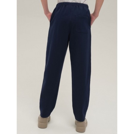 Pants for girls, height 128 cm, dark blue color-4