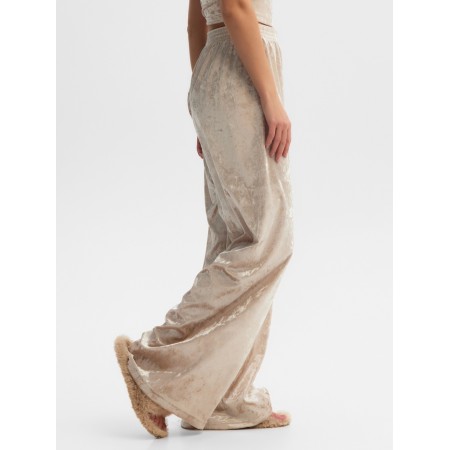 Home pants KAFTAN VELVET 48-50, beige-5