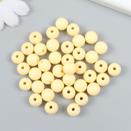 Busins ​​plastic "Peach" glossy set 25 grams d = 1 cm-1
