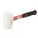 Rubber Kiyanka Matrix 11197, 680 g, white tires, fiberglass handle, round steel