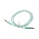 Audio Oxion AUX018, Jack 3.5 mm (M) -Jack 3.5 mm (M), 1m, Green