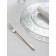Set of serving napkins on the table "Fan", d = 38 cm, 4 pcs, silver color