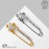 Pin "Flower" with a path, 5.5 cm, color mix (indivisible packing 12 pcs., Price per pcs.)