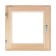 Window, 50 × 50cm, double glass, with a seal, from linden