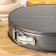 The form for baking the share "Elin. Circle ", d = 28 cm, removable bottom, anti -stick coating, black color