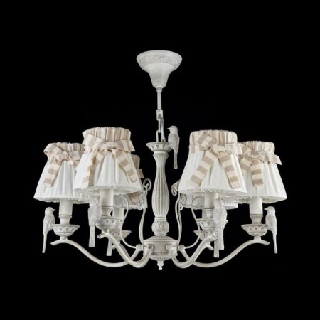 Maytoni ARM013-06-W, 6HE14, 40W, 61x61x87 cm, white antik color-11