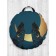 Pillow Sidue "Wolves and Month", decorative, D = 52 cm