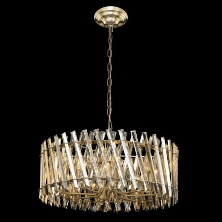 Suspended Citilux “Ingvar” CL334283, 60x60x45 cm, 8x60W, E14, brown color