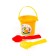 Sand set No. 29: a small bucket 0.53 l, scoop, robbery, mix color