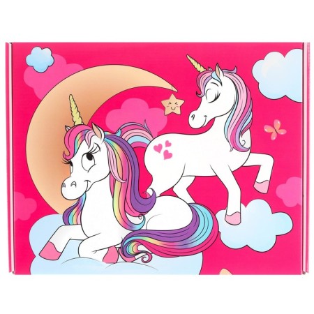 Gift box, folding, 28x21x9 cm, Minnie Mouse and unicorn-3