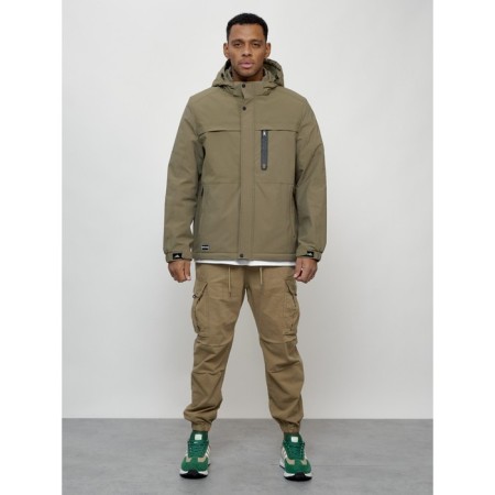 Male spring jacket, size 48, light green color-8