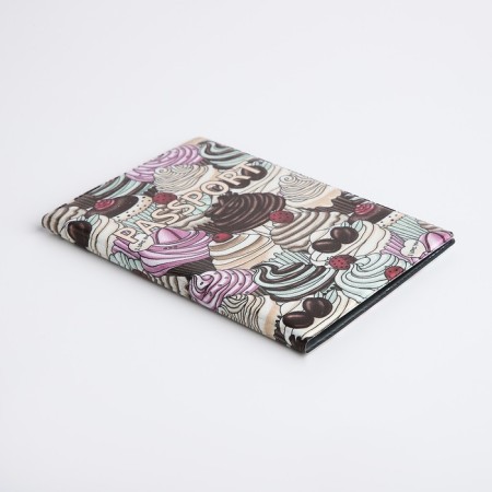 Cover for passport, beige color/multi -colored-2