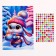 Application with rhinestones for the New Year for children "Bunny", A6, New Year's set for creativity