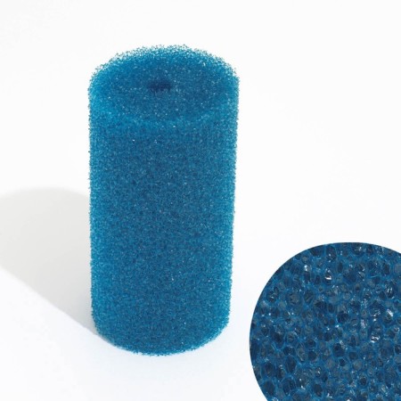 Round sponge No. 4, coarse, 8 x 8 x 16 cm, blue