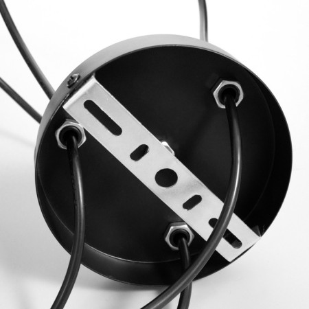 Chandelier 2621/3 E27 40W Black 40x40x22-122 cm Bayerlux-6