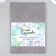 Foamiran "silver shine" 2 mm format A4 (set of 5 sheets)