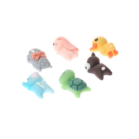 A toy on a car panel, self -adhesive, set 6 pcs