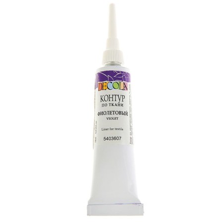 Contour on fabric 18 ml, ZHK Decola, purple (5403607)