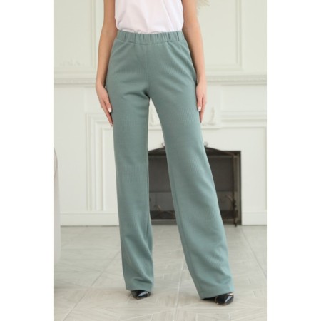 Female suit, size 54, green color-9
