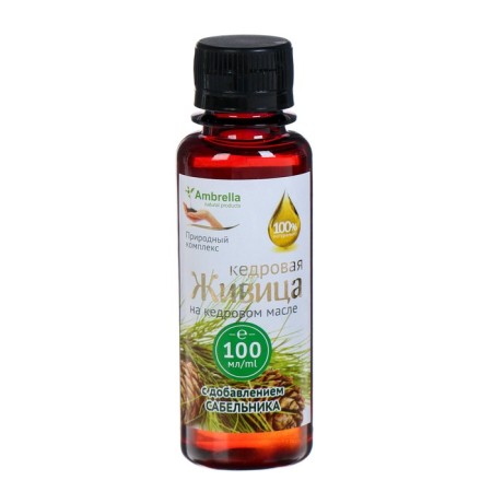 Cedar lifting in cedar oil with a saberfish, articular, 100 ml-1