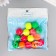 Beads for creativity tree "Balls Color Neon" set 15 pcs d = 2 cm