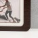 Photo frame LHDF "Love" 33x33 in 4 photos 10x15 cm, col. Wenge-white (plastic screen)