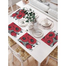A set of napkins for setting the table 