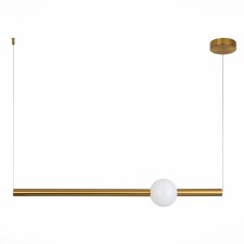 Suspension lamp ST LUCE. SL1222.223.01. Angurra. 1x18 W, LED, 4000K, 560 LM, 90 cm, golden color
