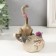 Souvenir Polystone Lac "cat plays with a ball" 9.5x8x12.5 cm