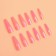 Poaring Faluses, 12 pcs, with adhesive plates, ballerina shape, pink