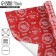 Glossy packaging paper "Happy New Year", 50 x 70 cm, New Year