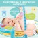 Musical developmental rug with piano, Russian voice acting, light, blue color