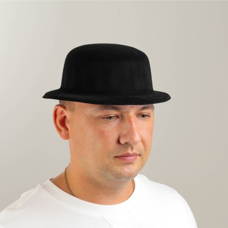 Carnival hat made of plastic, rr. 56-58, black color-2