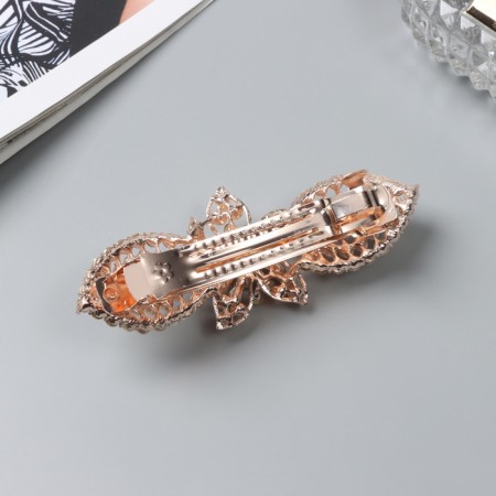 Hair hair clip "Juliet Galant" Flower, 9 cm, gold-1