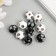 Beads wood for creativity "paws" d = 1.6 cm set 10 pcs